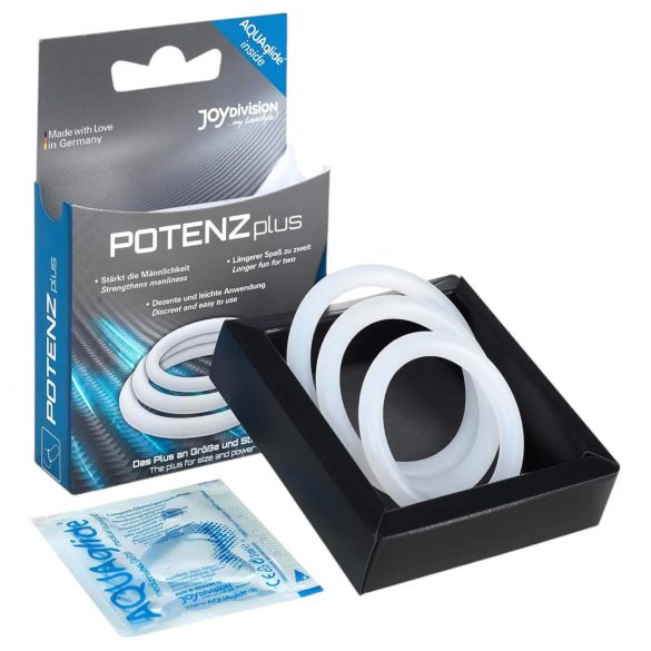 POTENZplus Penisring-Set (3 Stk.)