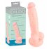 Medizinischer Silikondildo (18cm) - Natur