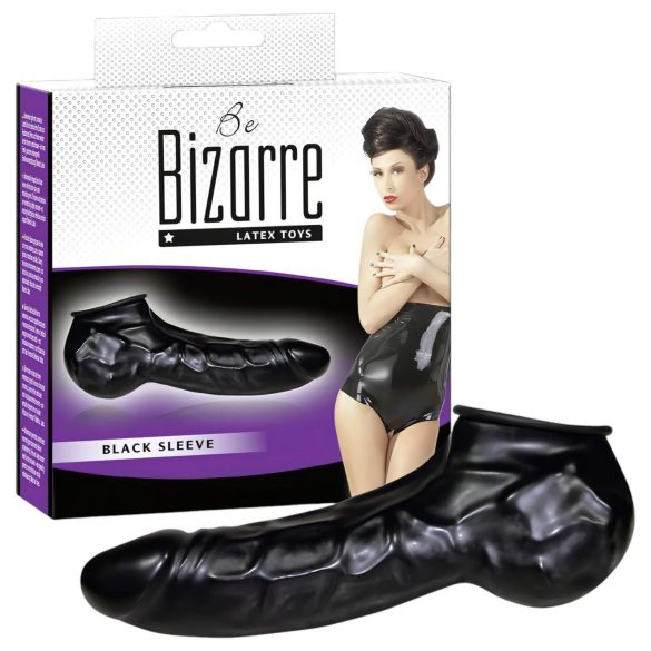 You2Toys - Latex Penis- & Hodencape (schwarz) - Be Bizarre