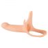 You2Toys - Strap-on Hohl-Dildo (mittel) - Natur