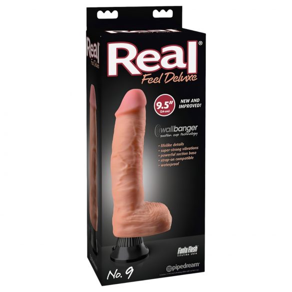 Real Feel Deluxe Nr.9 - Lebensechter Vibrator (natur)