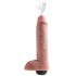 King Cock 11 - realistischer Spritzdildo (28cm) - natur