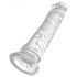 King Cock Clear 8 - Großer Dildo mit Saugfuß (20 cm)