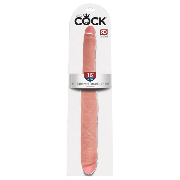 King Cock 16 Tapered - naturgetreues Doppel-Dildo (41cm)