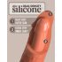 King Cock Elite 6 - realistischer Saugnapf-Dildo (15 cm) - dunkel