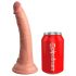 King Cock Elite 7" - Realistischer Saugnapf-Dildo (18cm) - Naturfarbe