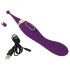 Javida - 2in1 Akku Klitorisreizwäsche & Vibrator Set (Lila)