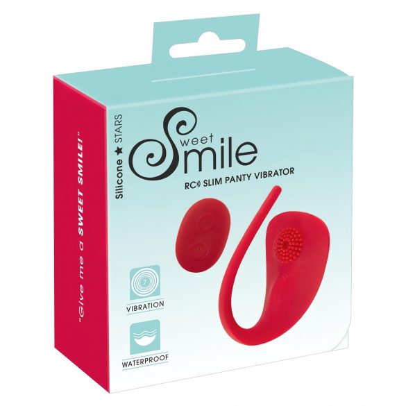 SMILE Slim Panty - Akku, Funk-Clipvibrator (Rot)