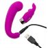 Happyrabbit Mini G - Wiederaufladbarer G-Punkt-Vibrator mit Klitorisarm (Lila)