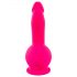 SMILE Powerful - Akkubetriebener Vibrator mit 2 Motoren und Saugnapf (Pink)