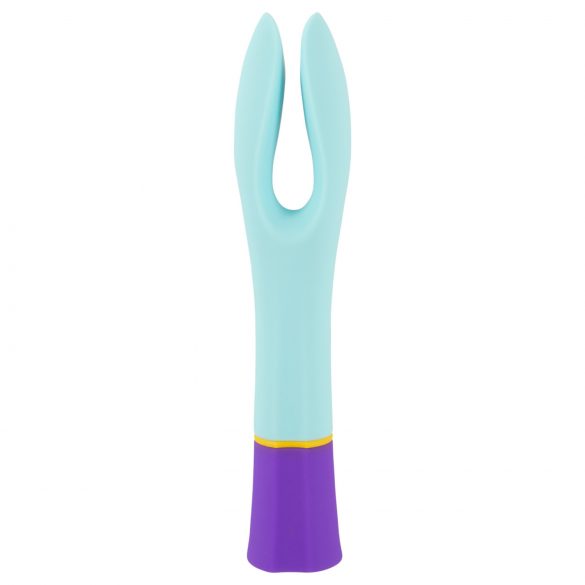 You2Toys Bunt - Wiederaufladbarer, wasserdichter Doppel-Vibrator (Bunt)