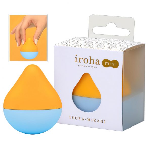 TENGA Iroha Mini - Mini-Klitorisvibrator (Orange-Blau)