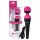 PalmPower Akku Massager Vibrator (Pink-Schwarz)