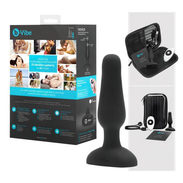 b-Vibe Novice - Einsteiger Analvibrator (schwarz)