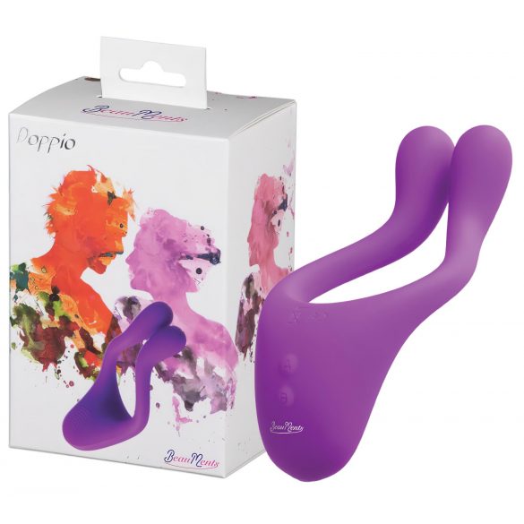 BeauMents Doppio - Akku Partner-Vibrator mit 3 Motoren (lila)