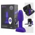 b-Vibe Rimming - Drehperlen Anal-Vibrator (Lila)