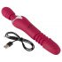 Javida Thrusting 3in1 Massagestab Vibrator (rot)