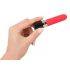 You2Toys - Akku-Lippenstiftvibrator (rot-schwarz)