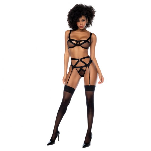 Mapalé - Verführerisches Dessous-Set (Schwarz) - L/XL