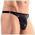 Svenjoyment - Glitzer Herren-Tanga (schwarz) - M