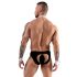 Svenjoyment - Herren-Kellner-Tanga-Set in Schwarz-Weiß