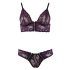 Cottelli - Florales Spitzen-BH-Set (Lila) - XL