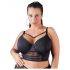 Cottelli Plus Size - Spitzendetail-BH mit Trägern (Schwarz) - 95D