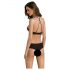 Passion Eco Kerria - Spitzen-Bikini-Set (Schwarz)