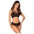 Obsessive K103 - Elastisches Netz-Set, offen (Schwarz) - S-L