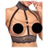 Abierta Fina - Kette-Harness Wäsche-Set (schwarz) - M