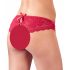 Cottelli - Offene Damen-Panty mit Schleife (Rot) - M