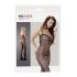 NO:XQSE - Strukturiertes Catsuit mit seitlichem Muster - Schwarz - 2XL/3XL