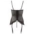 Cottelli - Spitzenvolant Strumpfhalter Top (schwarz) - 80B/M