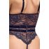 Cottelli - Offener, Riemchen-Body (Schwarz) - L