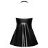 Noir - Mini-Kleid mit Schlangenhautmuster (schwarz) - M