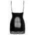 Noir - Minikleid mit transparenten Seiten (schwarz) - M