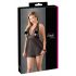 Cottelli Plus Size - Luftiges Babydoll aus Spitze (Schwarz) - 4XL