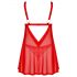 Obsessive Elianes - Spitze Babydoll Set (Rot) - M/L