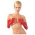 Lange Latexhandschuhe Unisex (Rot)