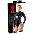 Latex Langarm Damen-Body (Schwarz)