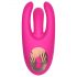 Mrow - Akku-Vibrator mit 3-fach-Klitorisreizer (Pink)