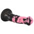 Bad Horse - Silikon-Dildo 18cm (schwarz-pink)