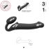 Strap-on-me M - Aufschnallvibrator - mittel (schwarz)