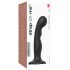 Strap-on-me gebogener Base-Dildo M (schwarz)