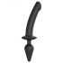 Strap-on-me Swith Semi-Realistic XXL - 2in1 Dildo (Schwarz)