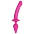 Strap-on-me Swith Semi-Realistic XXL - 2in1 Dildo (Rosa)