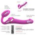 Strap-on-me S - Luftwellen-Vibrator klein (pink)