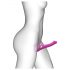 Strap-on-me M - Aufblasbarer Vibrator zum Anschnallen (pink)