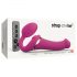 Strap-on-me M - Aufblasbarer Vibrator zum Anschnallen (pink)