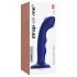 Strap-on-me M - Wasserdichter G-Punkt Vibrator, pulsierend (blau)